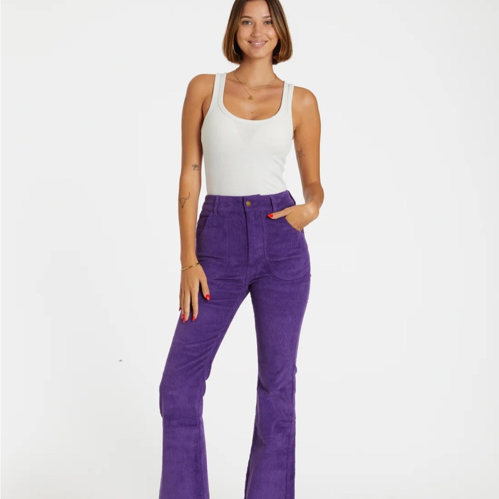 Hammie’s Purple Corduroy Bell Bottoms